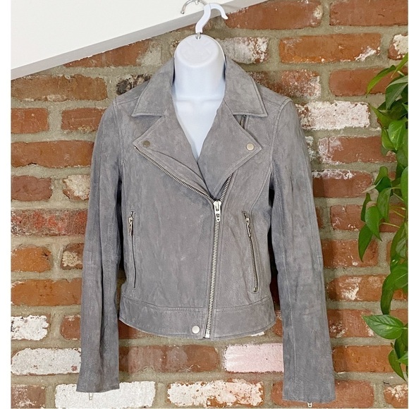 BlankNYC Gray Suede Leather
Asymmetrical Moto Jacket New Size XS - Picture 3 of 14